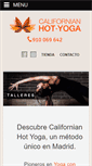 Mobile Screenshot of californianhotyoga.com